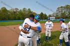 Baseball vs Babson  Wheaton College Baseball players celebrate their victory over Babson to win the NEWMAC Championship for the third year in a row. - (Photo by Keith Nordstrom) : Wheaton, baseball, NEWMAC